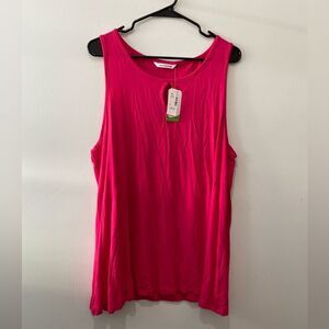 Penningtons soft pink tank top nwt